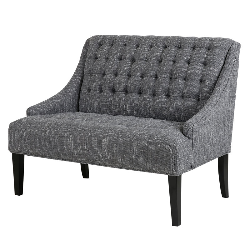 Charlton Home Chesterfield Button Tufted Settee & Reviews Wayfair